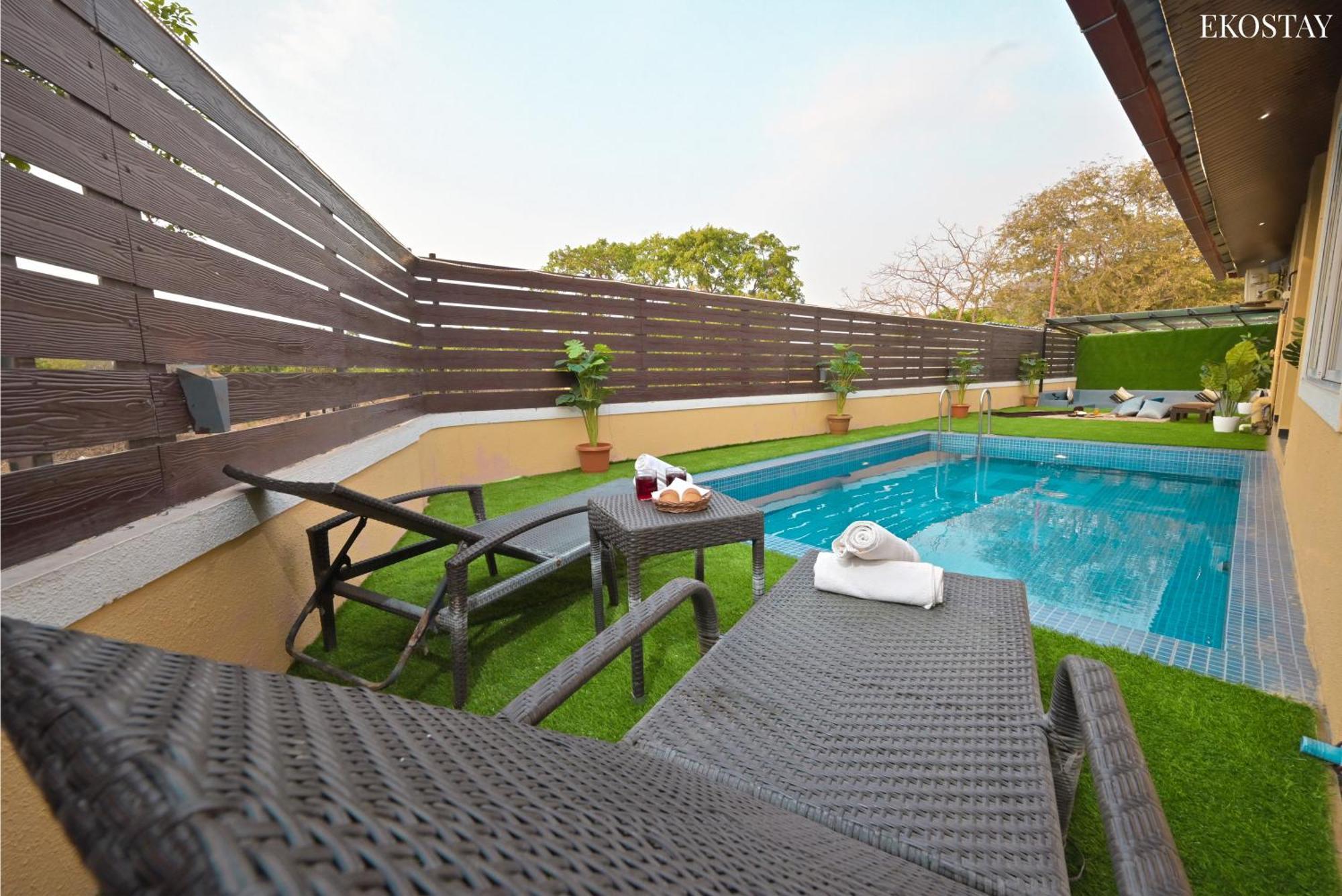 Ekostay - Pinewood Villa آليباغ المظهر الخارجي الصورة